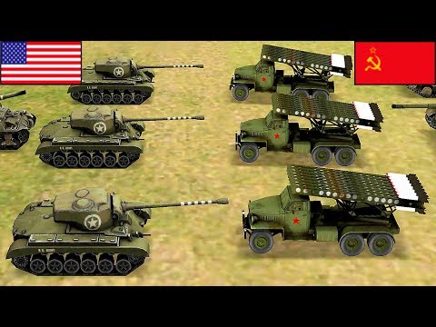 АМЕРИКА против СССР. Кто победит ? - WW2 Battle Simulator - Android # 17