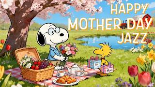 Snoopy's Mother's Day Café 🧺🌷✨ Soft Jazz & Good Mood for Spring Picnic Vibes screenshot 5