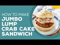 Blast from the Past: Jumbo Lump Crab Cake Sandwich Recipe | Seafood Dinner Ideas