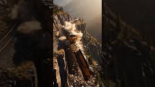 BNSF train experienced brake failure and entered a ravine