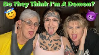 Asking my family what they think about my look