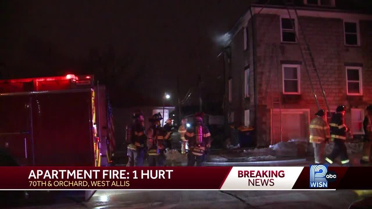 WEST ALLIS APARTMENT FIRE - YouTube