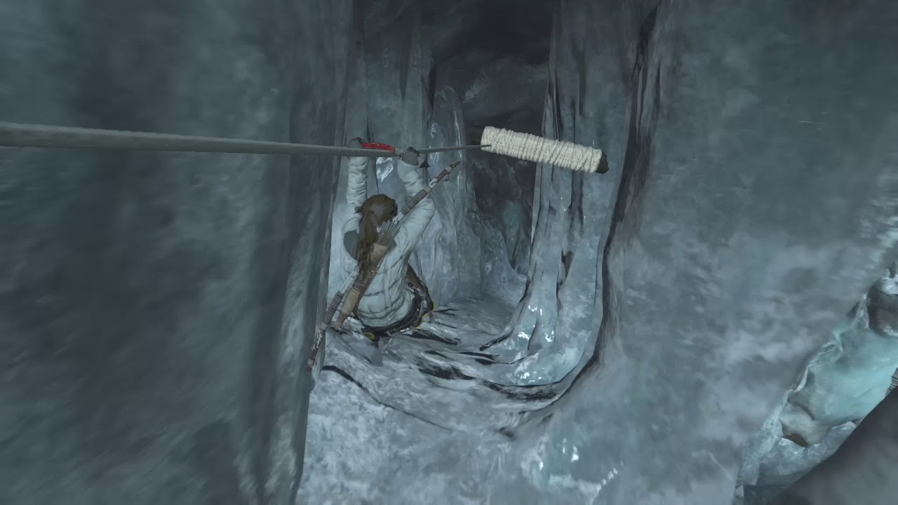 Rise of the Tomb Raider. Zip line..