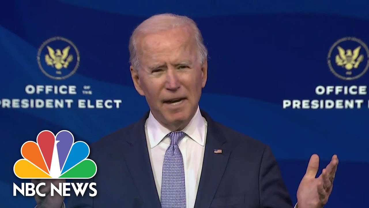 Biden Condemns Chaos At The Capitol As 'Insurrection' | NBC News