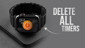 How to Delete All Timers on Apple Watch (tutorial)