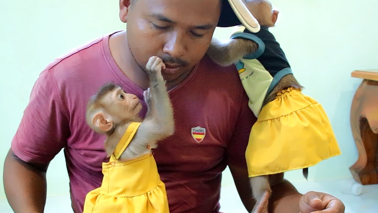 Tears Drop! Boki Very Good Baby, She Required Dad Take Care On Her ...