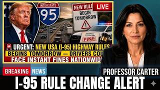 New I-95 Highway Rules Begin Tomorrow — Millions of Drivers Could Face Instant Fines!