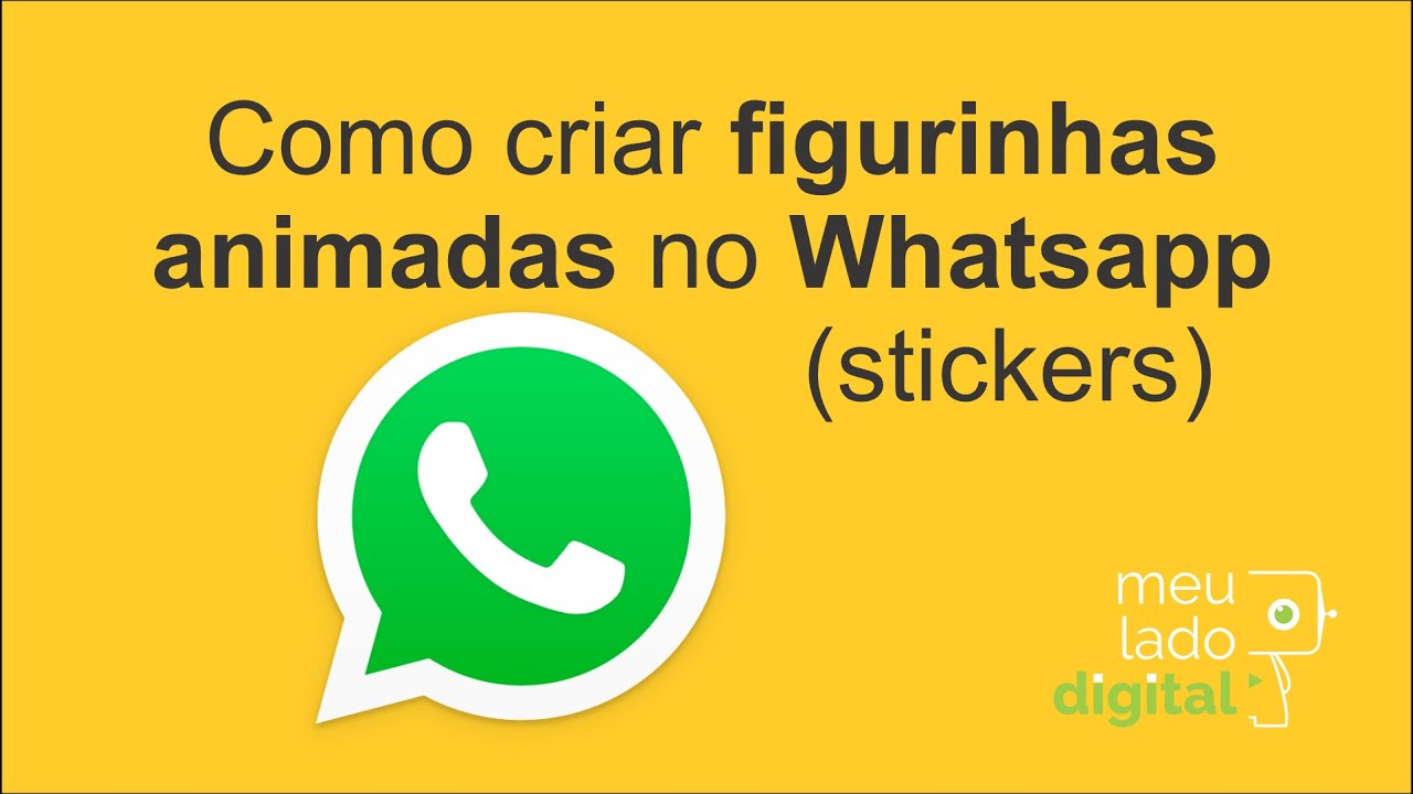 Como criar figurinhas animadas no Whatsapp (Stickers animados) - YouTube
