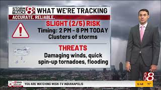 Strong to severe storms possible Saturday | July 19, 2025
