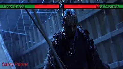 Freddy Vs Jason Part 1 With Healthbars | Freddy Vs...