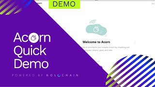 Acorn Quick Demo [Powered by Holochain]