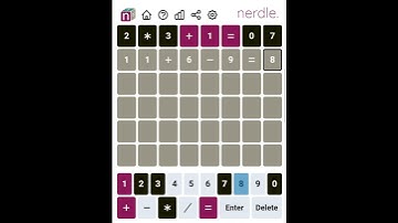 Nerdle Game 200 Solution - 7th August 2022