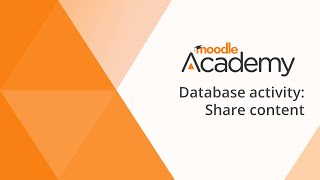 Database activity in Moodle (4.0 version)