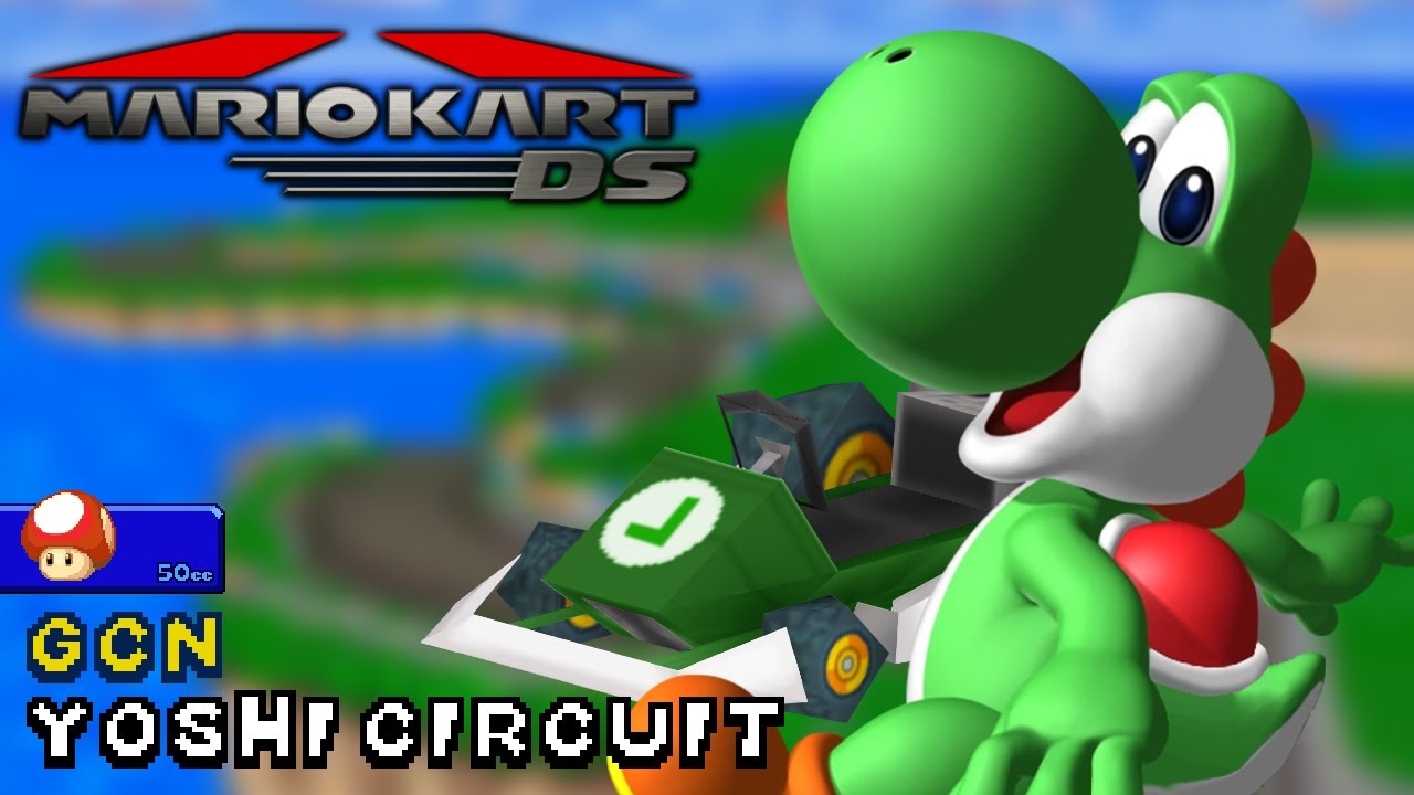 Mario Kart DS - 50cc - Yoshi - Standard LG - GCN Yoshi Circuit | Ep. 3616