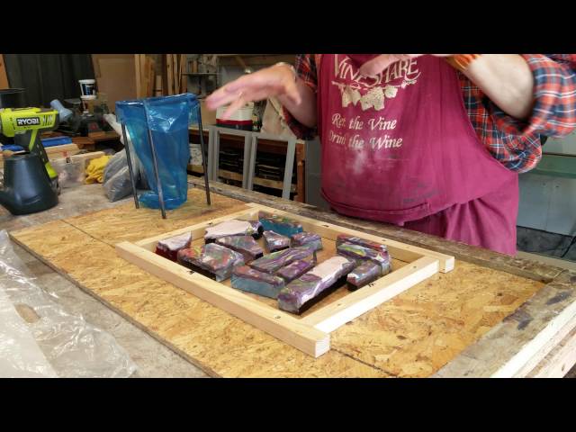 Alternative How to Make a Dalle de Verre panel - Part 1