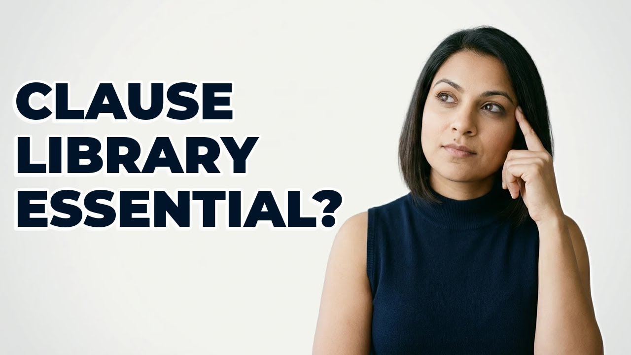 Should My CLM Have A Robust Clause Library?