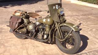 1941 Harley Davidson Military EL Knucklehead For Sale