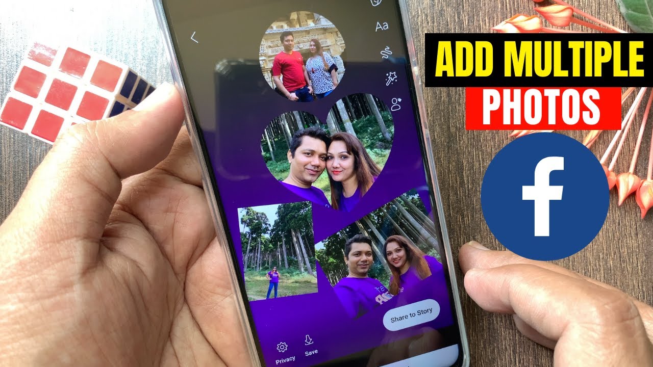 Add More Than One Photo On One Facebook Story | Multiple Images On One Facebook Story
