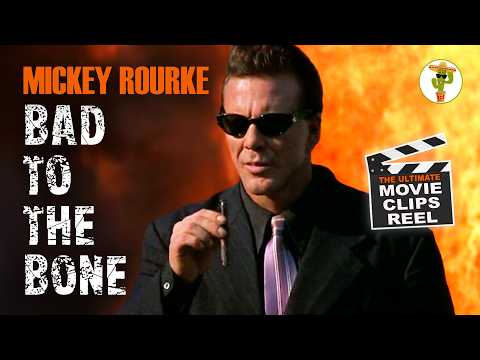 Mickey Rourke - BAD TO THE BONE 💀 The Ultimate Movie Clips Reel