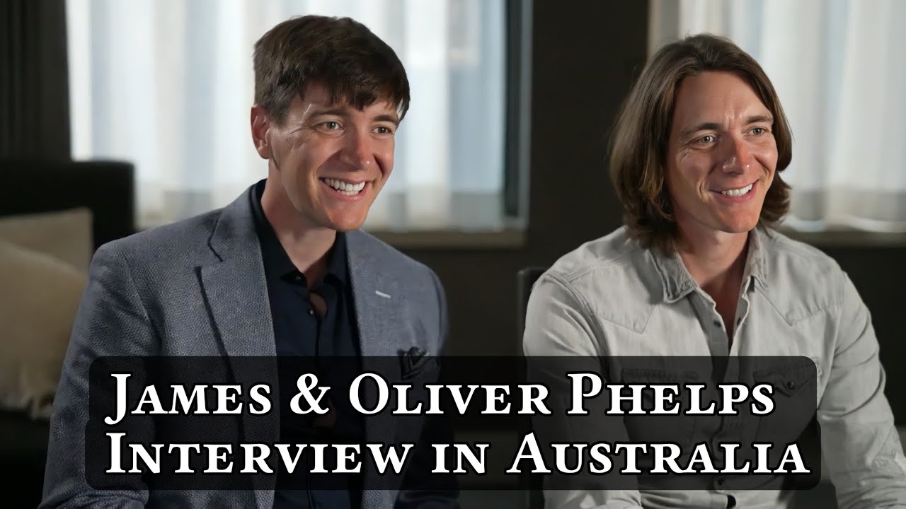 James and Oliver Phelps Exclusive Interview 2022 (Australia) YouTube
