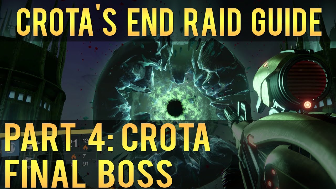 Destiny - Crota Boss Fight Crota's End (Raw Raid Guide)