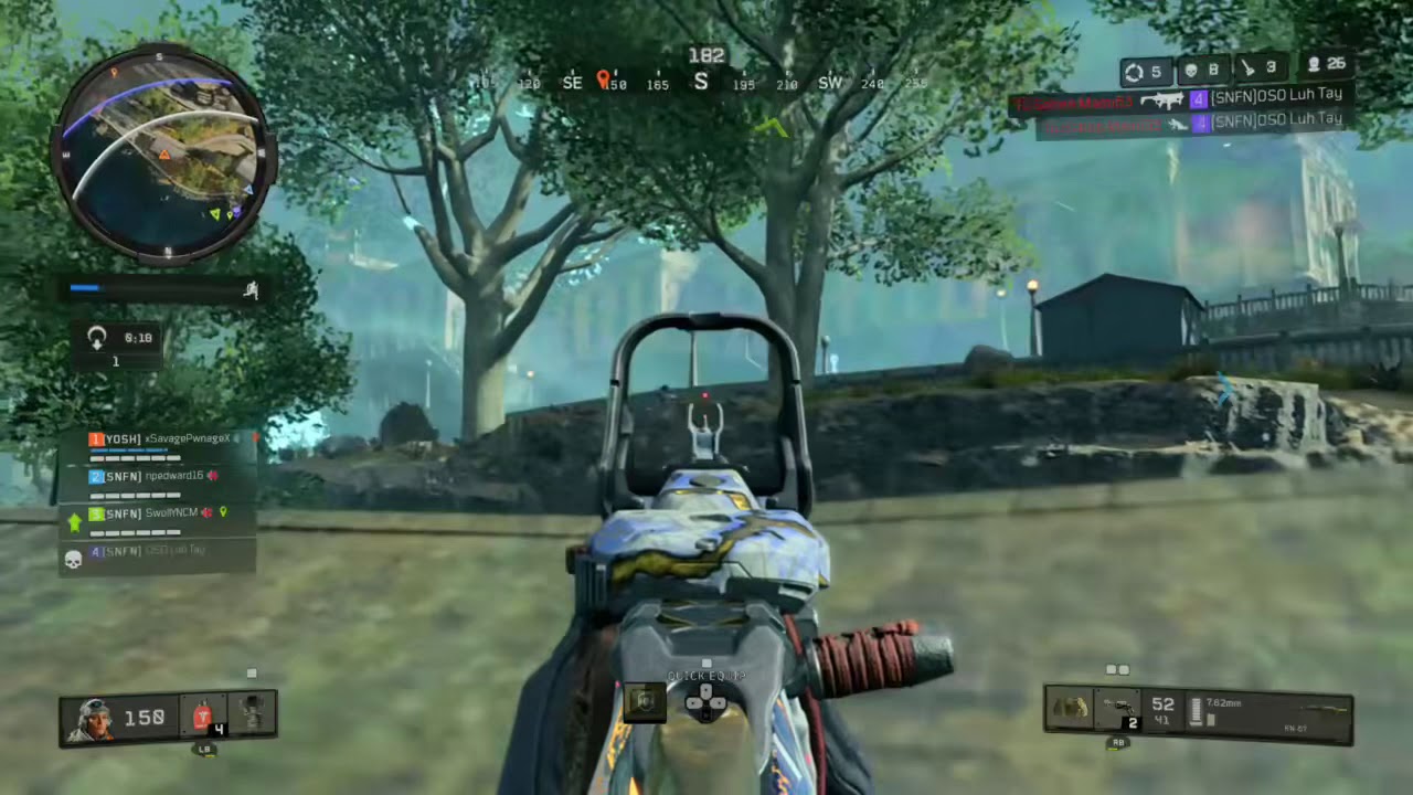 Doing work with the KN Blackout