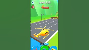 Shape shifting game level - 232 hyper casual game 🔥 #shapeshifting #gameplay  #shorts