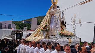 Domingo de Resurrección en Moclinejo. El Huerto.Salida desde la Iglesia Nuestra Señora de Gracia.