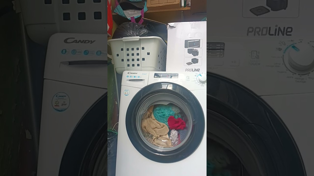 Lave linge candy mini programme 1400 tours par minutes 