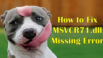 How to Fix MSVCR71.dll Missing Error - How to Fix MSVCR71.dll File Missing Error for ALL Windows