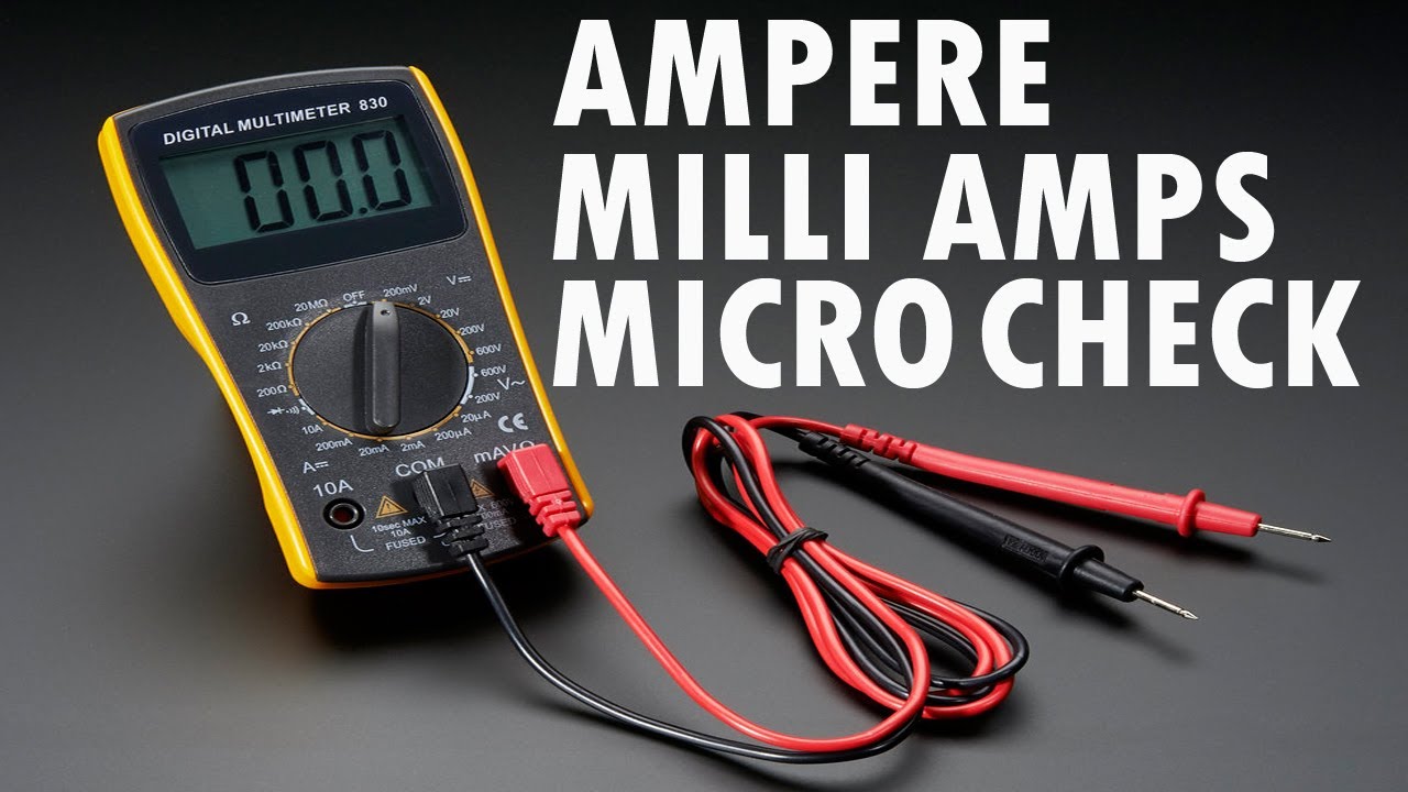 How To Check Current With Multimeter YouTube How To Check Current With Multimeter YouTube