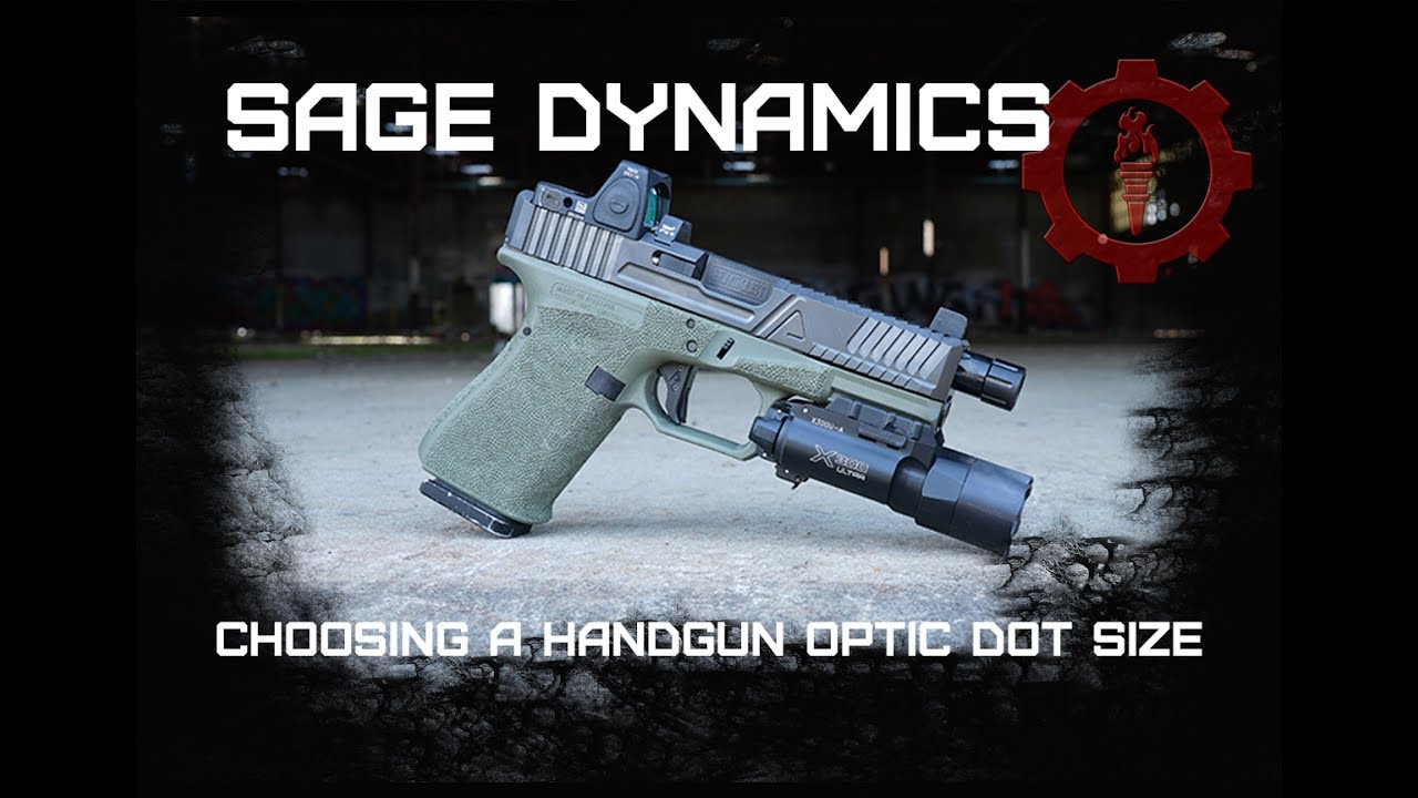 Choosing a Handgun Optic Dot Size YouTube