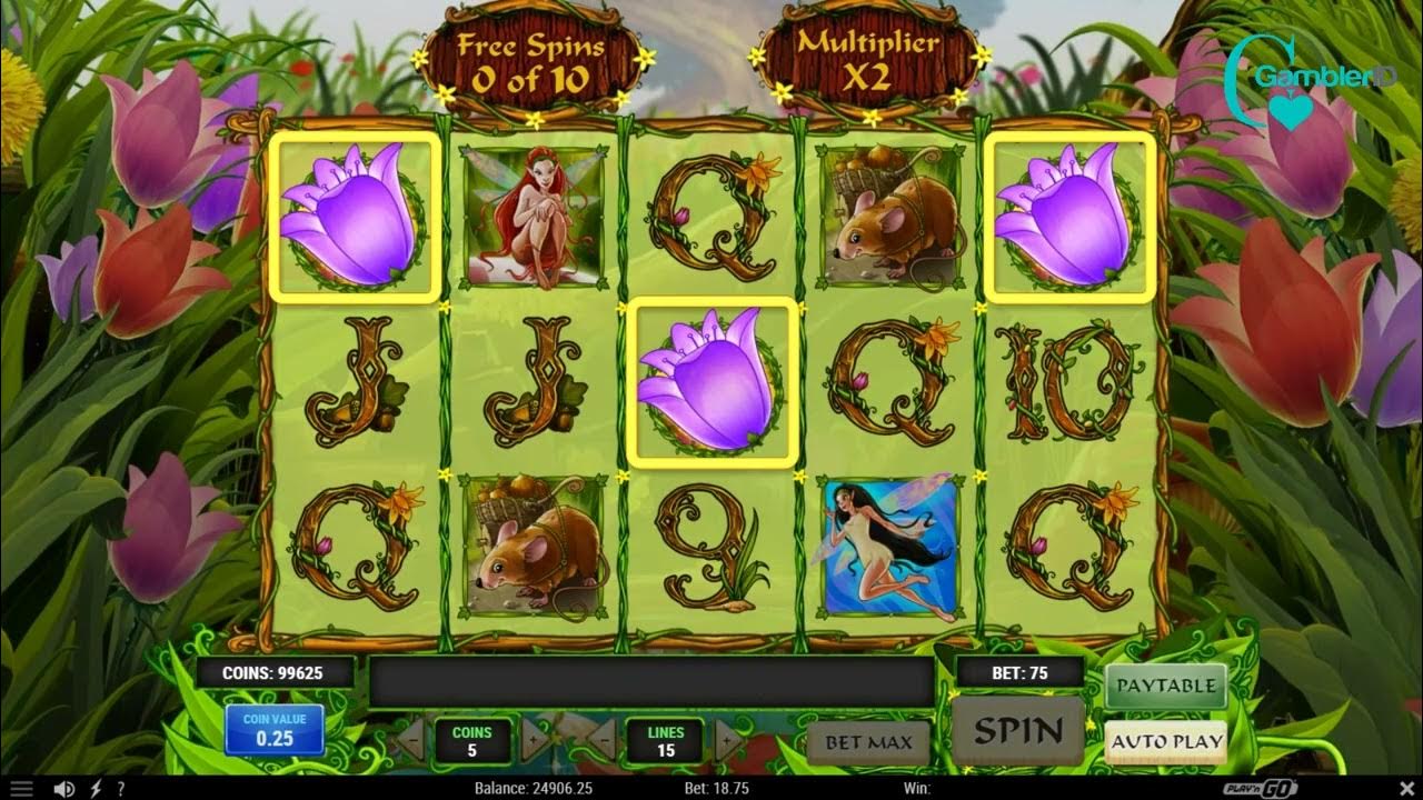 Free enchanted garden slot game