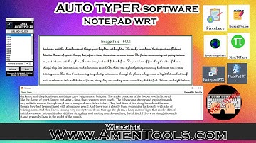 Auto Typer Software For Notepad WRT