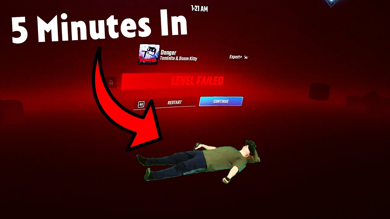 TRAPPED IN VR UNTIL I'M ON THE LEADERBOARD (New Beat Saber Map)