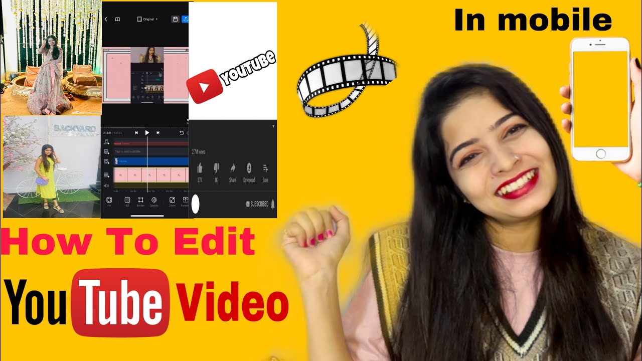 How I edit my YouTube video/ in mobile phone - YouTube
