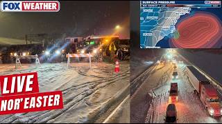 Celebrity LIVE Coverage Tracking Nor'easter Unleashing Extreme Snow in Carolinas, 'Bombs' Out | FOX Weather Wealth