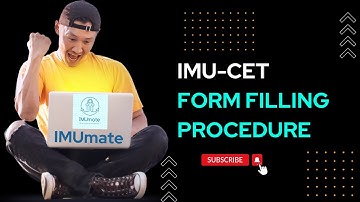 IMU-CET FORM FILLING PROCEDURE step by step in easy way || August 2023 || IMUmate