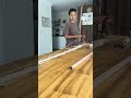 Warping the peg loom