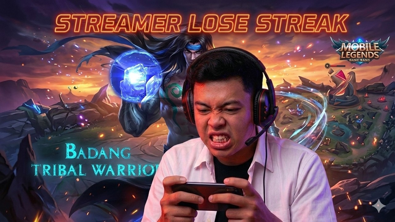 STREAMER LOSE STREAK SPAM BADANG!!! Mobile Legends