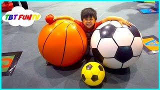 INDOOR PLAYGROUND Family Fun for Kids Play Center Giant Balls Slides Ball Pit