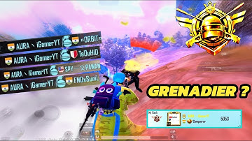 🇮🇳GRENADIER IN SOLO CONQUEROR LOBBY🔥 - SAMSUNG,A3,A5,A6,A7,J2,J5,J7,S5,S6,S7,59,A10,A20,A30,A50,A70