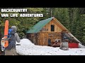 A hotspring a cabin and tasty ribs in the kootenays  van life adventures