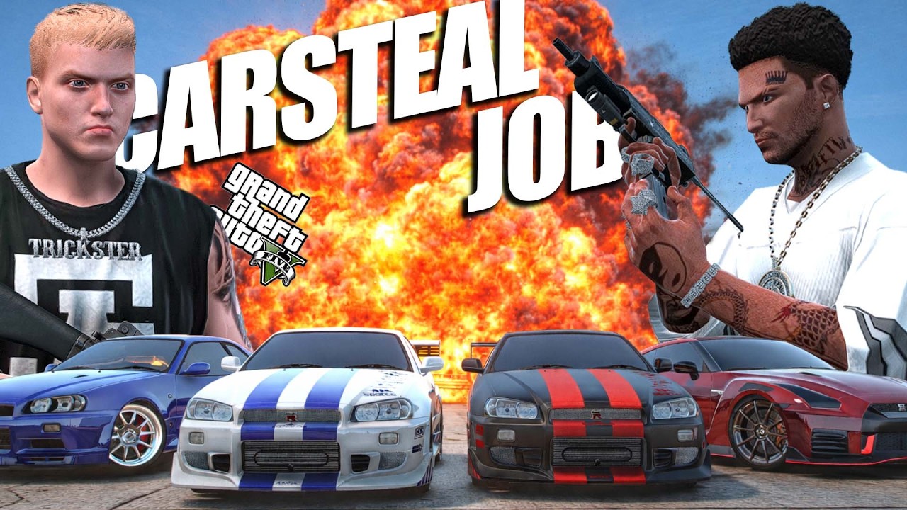 CARSTEALING BERHADIAH MOBIL JDM DI GTA V ROLEPLAY!!!