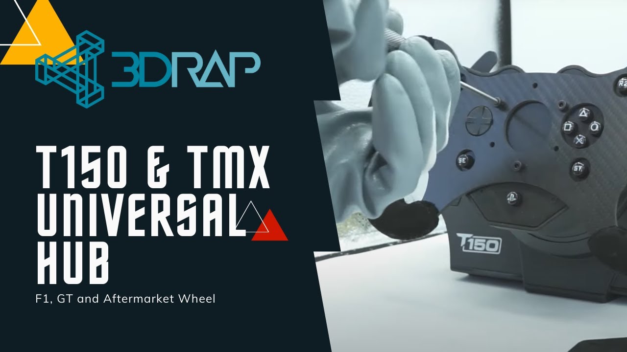 Convert your Thrustmaster T150 or TMX! Universal Hub: 50.8 \ 70 PCD, Rim  Addon by 3DRap. - YouTube