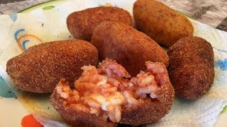 How to Make Supplì, or Cheese Stuffed Rice Balls | Pasta Grannies