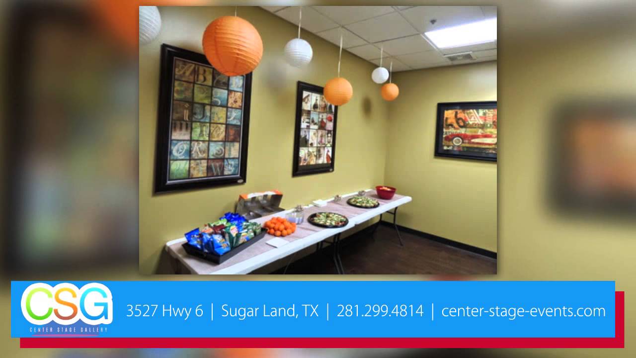 Center Stage Gallery | Party Rentals in Sugar Land