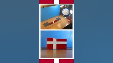 Building flag of Denmark in LEGO 🇩🇰