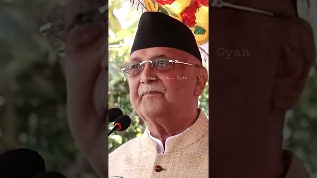 kp oli viral speech after genZ movement 