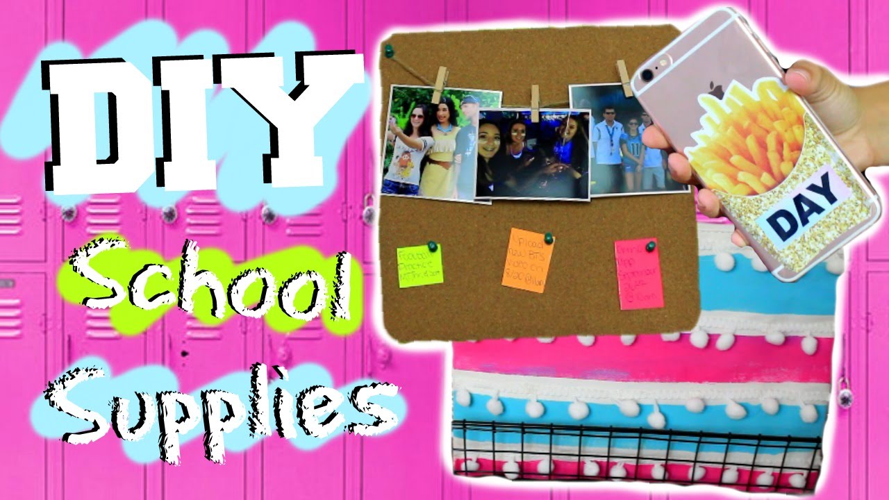 4 DIY Cheap & Easy School Supplies You Need To Try!! YouTube